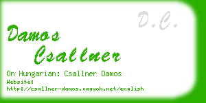 damos csallner business card